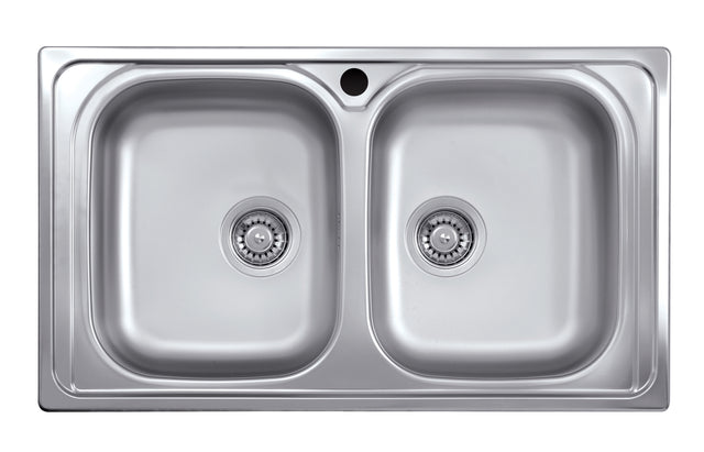 Kit lavello eco incasso 86x50 2 vasche