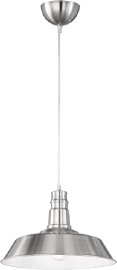 Lampada sospensione will metallo acciaio sat. d.36