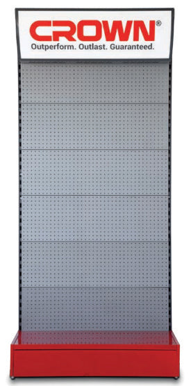 Espositore a pavimento utensili crown cm 100x50x220 h