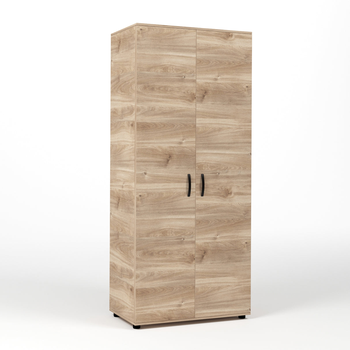 Kit armadio 2 ante 80x52x205 cm rovere m. k358