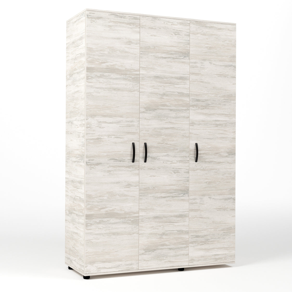 Kit armadio 3 ante 120x52x205 cm bianco ven.k083