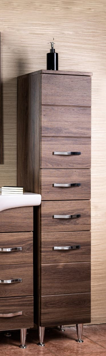 Colonna antonella 2 ante + 2 cassetti 160 noce