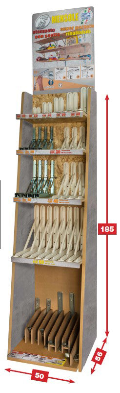 Espositore aldeghi mensole 182 pz (210592)