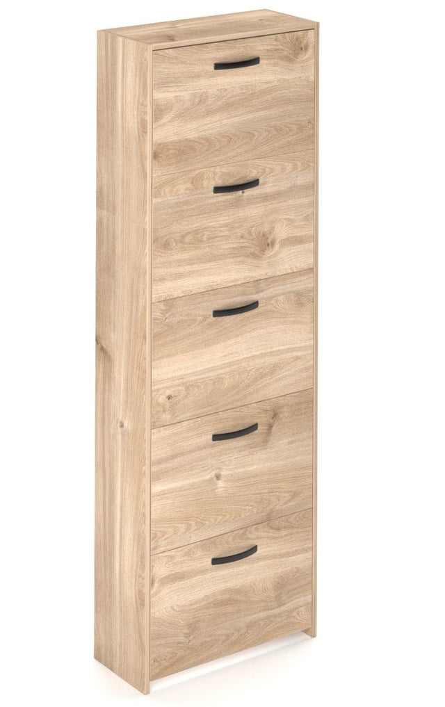 Kit scarpiera 5a d/prof 173x58x25 rovere m. k358