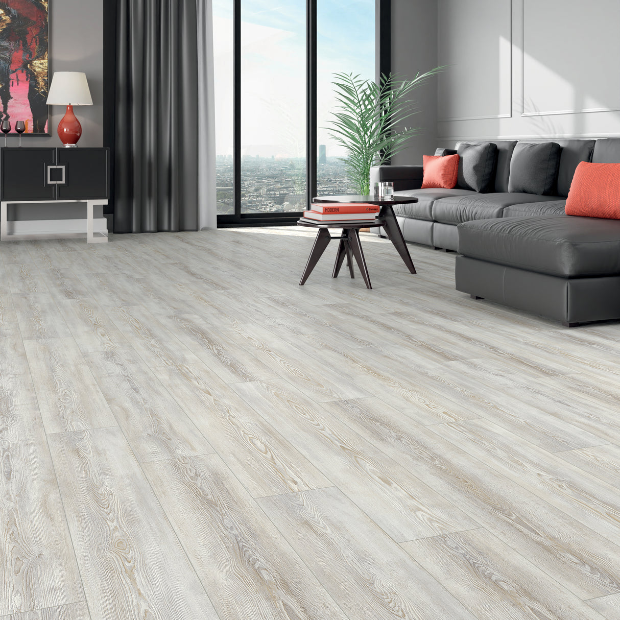 Parquet laminato modern 8 mm pino a.707 ac4 1,85 mq