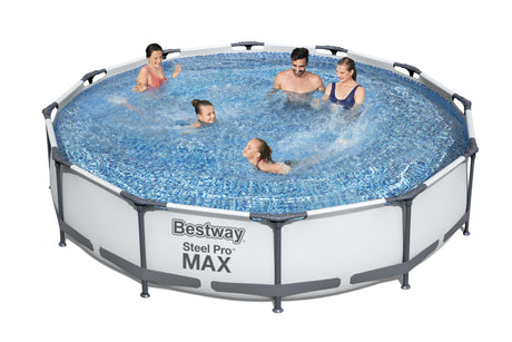 Piscina c/telaio e pompa d 366xh76 cm 56416 s/scala