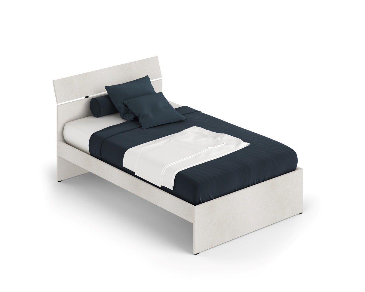 Linea modern letto singolo bianco fr.cm.200x98