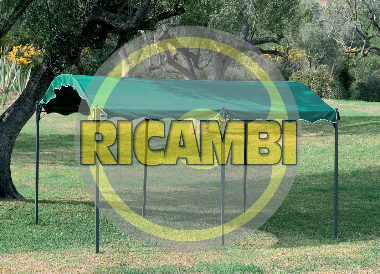 Top ricambio per gazebo car port yf-3145r verde
