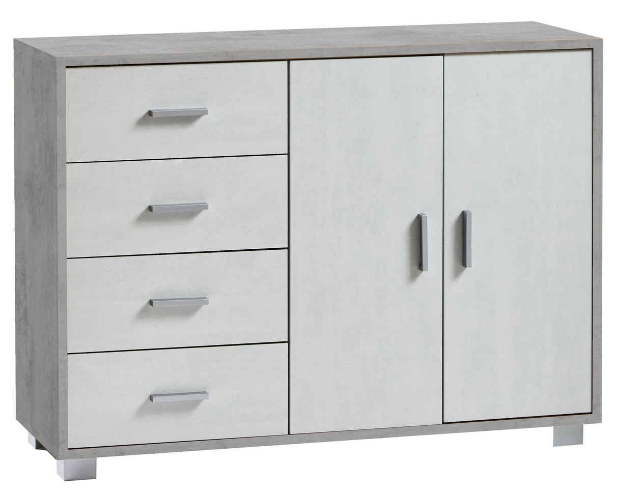 Ufficio doulbe mobile 2a 4c 116x86 cm cem/ossido