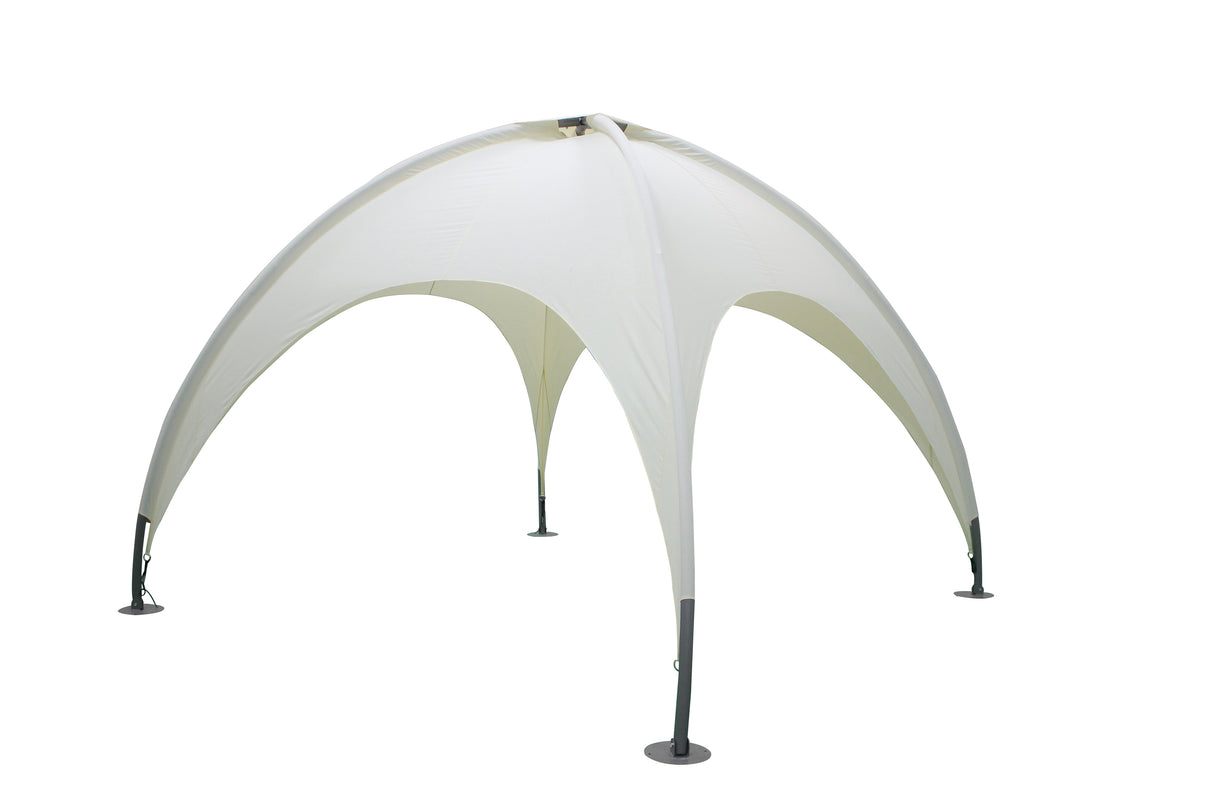 Gazebo in acciaio igloo 350x350xh270 cm ecru 022005