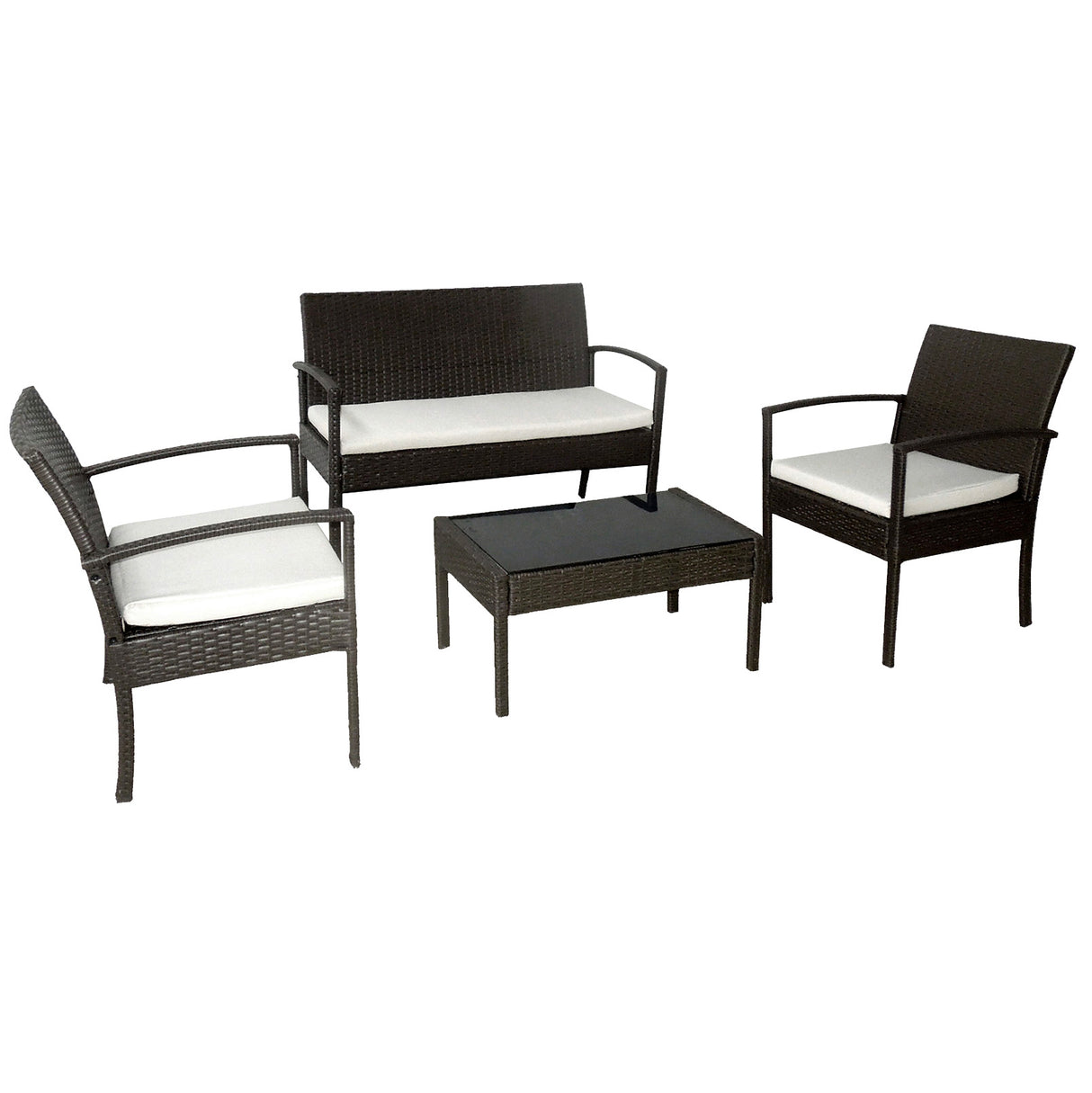 Salotto boulevard 4 pz brown bb780