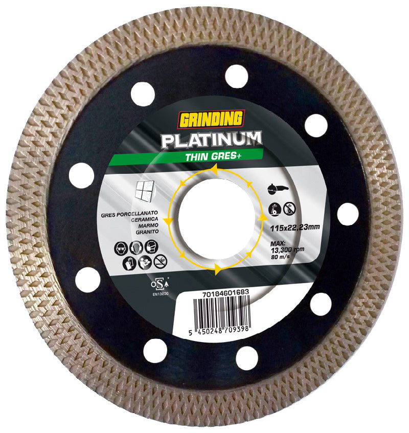 Grinding disco platinum thin gres d 115 mm