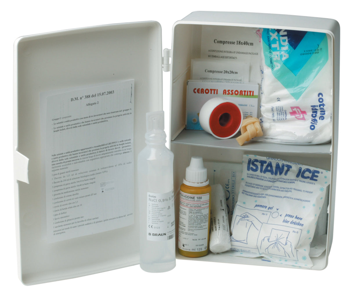 Armadietto pronto soccorso d.l.81/08