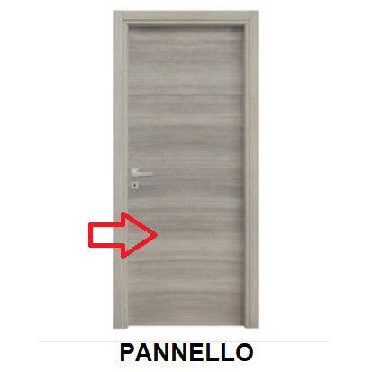 Zz-pannello porta microtec rovere grigio 210x80