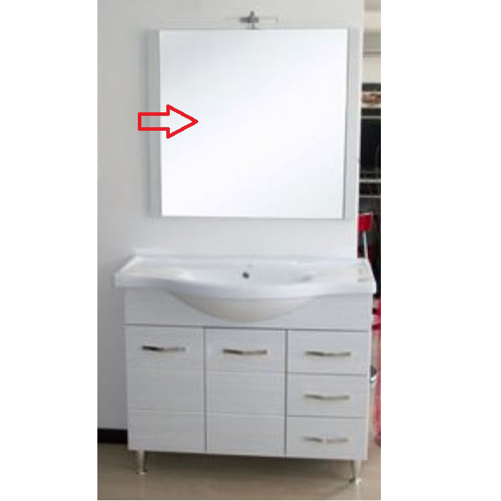 Zz-specchio x mobile bagno antonella cm.105 b.co portuna