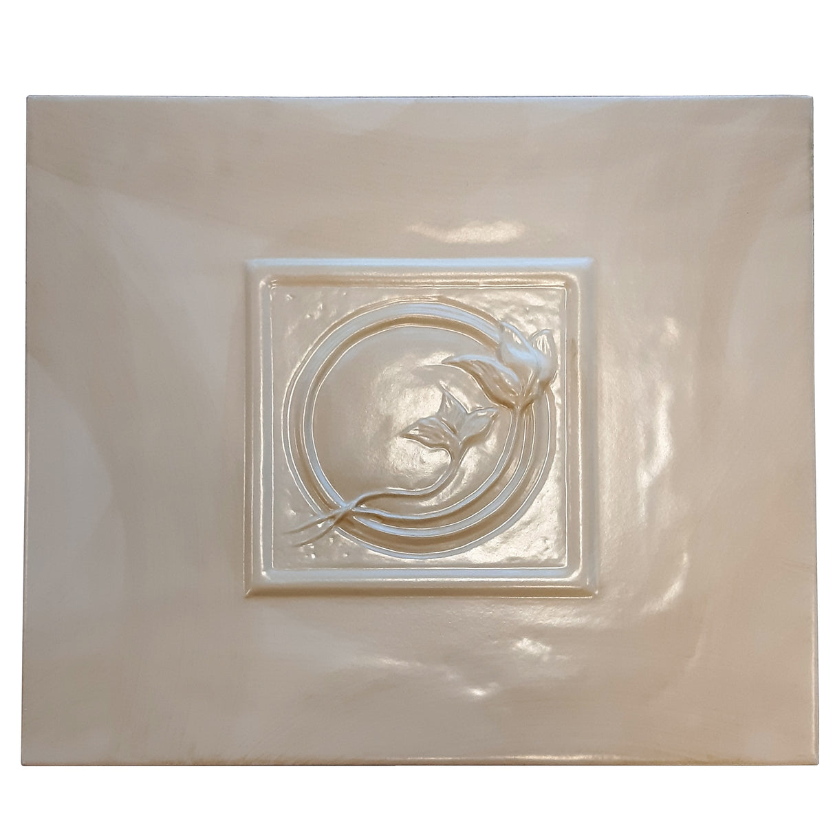 Zz- piastrella  laterale x cucina rosa 4.0 liberty 1/2 pergamena dx