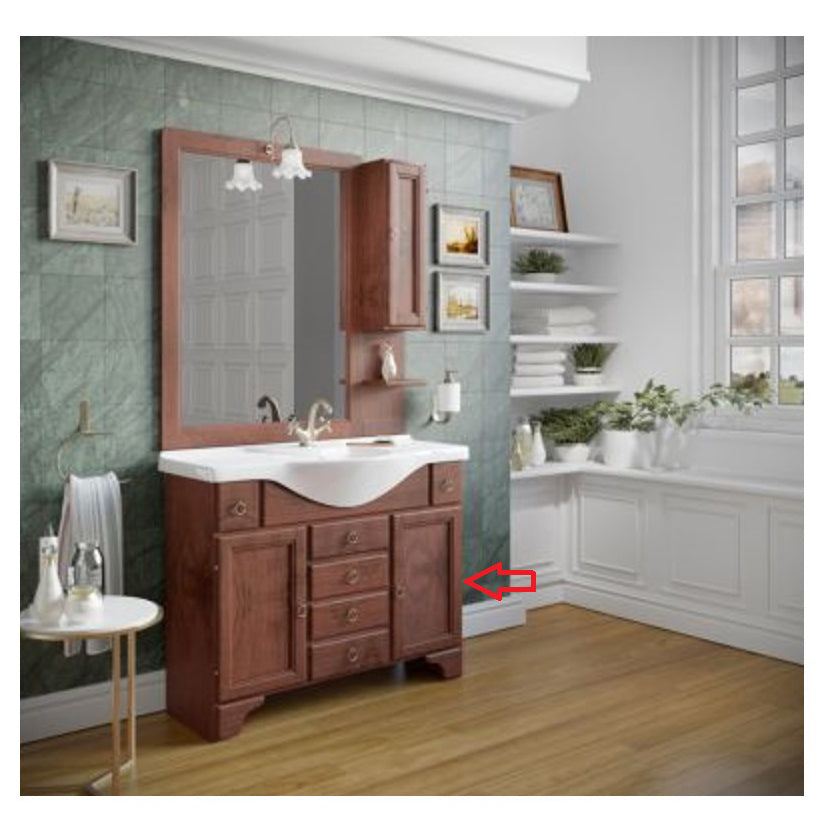 Zz-base completa x mobile bagno arte pov.doria105cp comp.c/pen