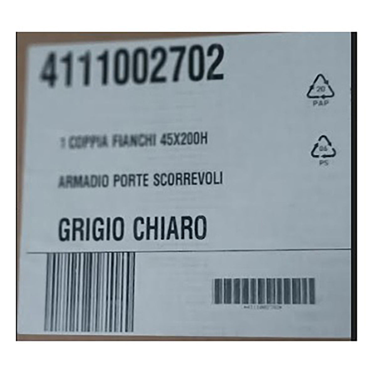 Zz-collo coppia fianchi x metallo-armadio x ufficio ars12 120x45x200