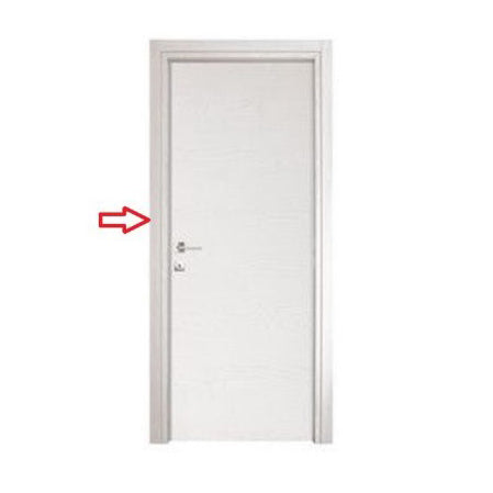 Zz-stipiti laterali +cornici x porta mod microtec scorr. frassino bian.210x70