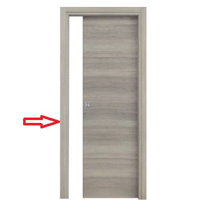 Zz-stipiti laterali +cornici x porta mod.microtec scorr.rovere grigio 210x90