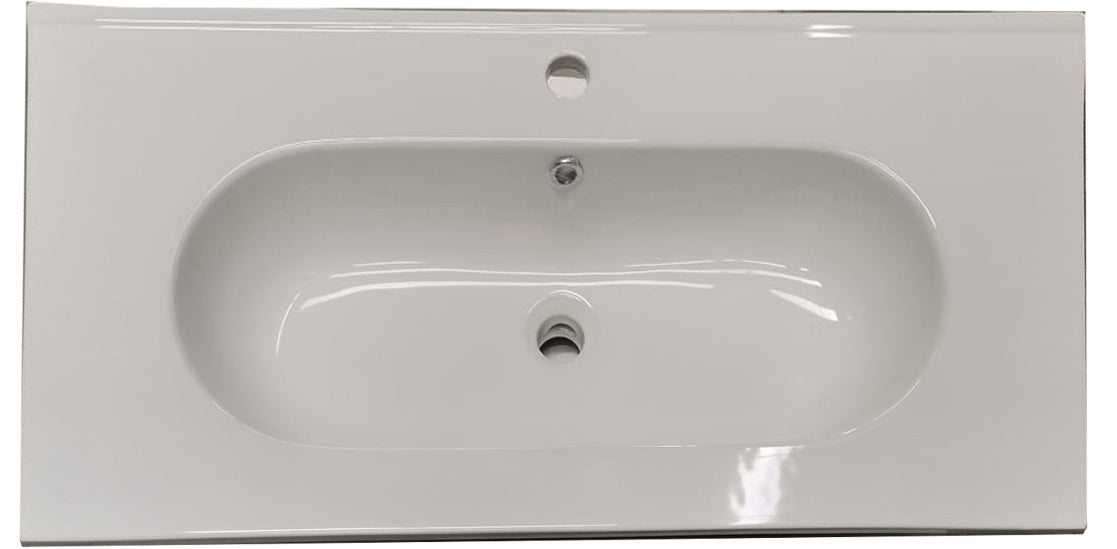 Lavabo ceramica cm.90x46 per federica