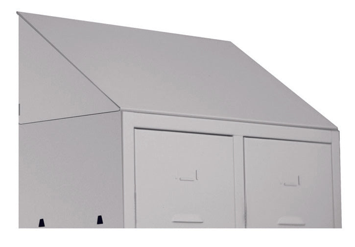 Tetto inclinato per spogliatoio 2 posti 68,5x35 cm