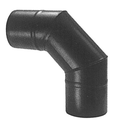 Gomito per stufa a pellet 90 attacco mm d 8 cm