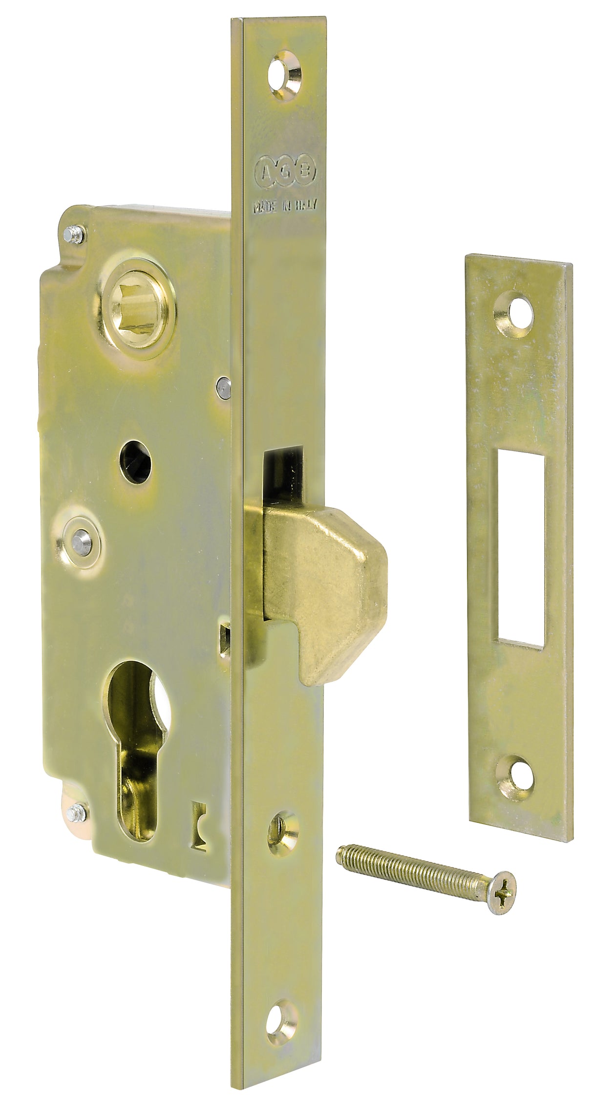 Serratura a gancio agb b910 s/cilindro 40 mm