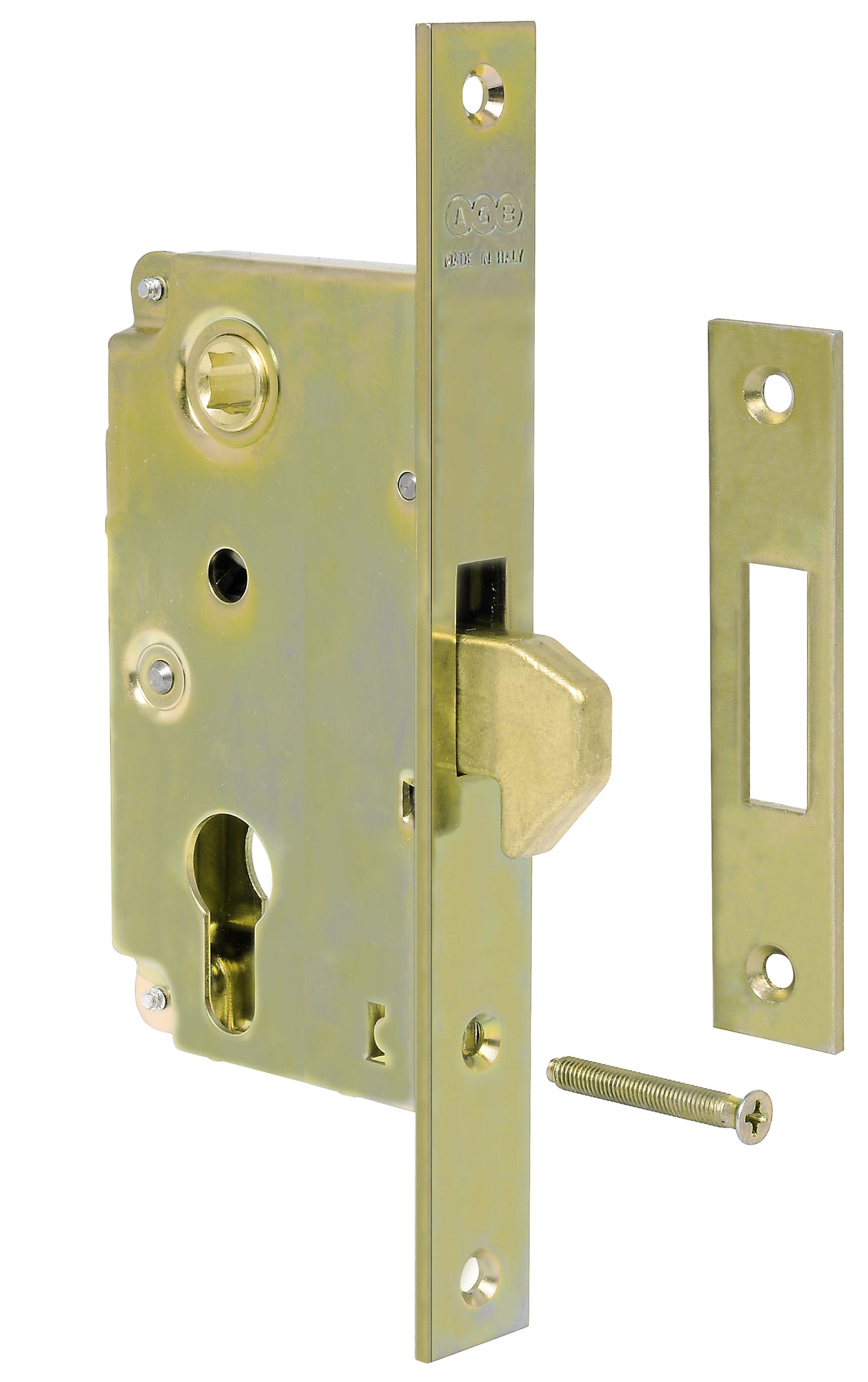 Serratura a gancio agb b910 s/cilindro 50 mm