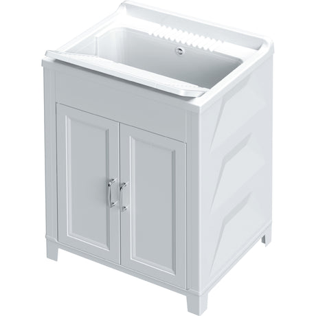 Kit lavatoio resina antiacido 60x50 cm bianco