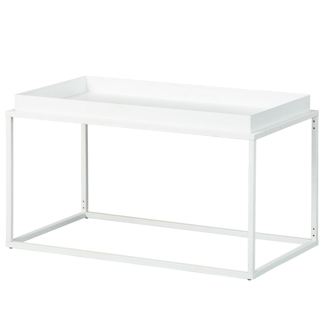 Kit tavolo metallo 80x45xh45 cm bianco