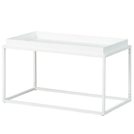 Kit tavolo metallo 80x45xh45 cm bianco