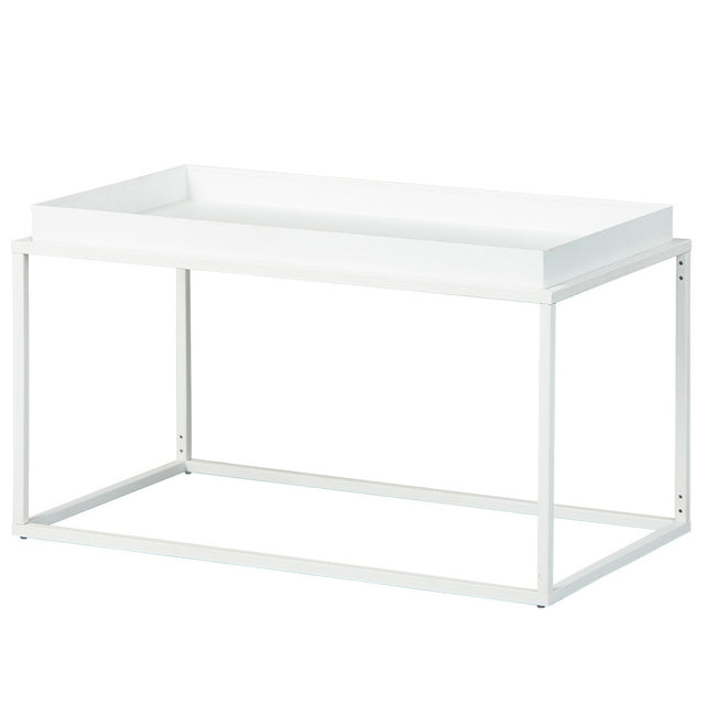 Kit tavolo metallo 80x45xh45 cm bianco