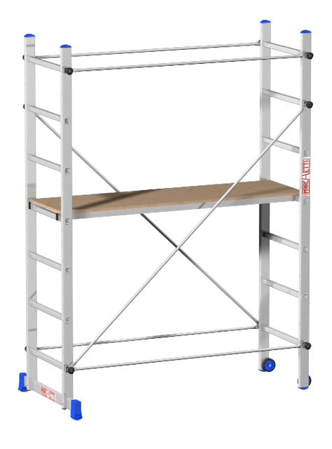 Ponteggio alluminio superminio 158x80xh210 cm