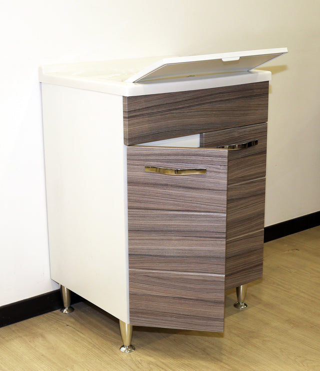 Lavatoio antonella 60x50 cm con sifone palissandro