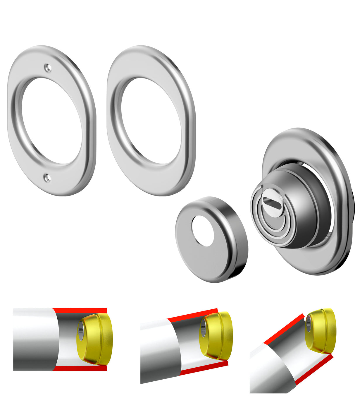 Protector sferik bds 68 acc serratura atra cr sat