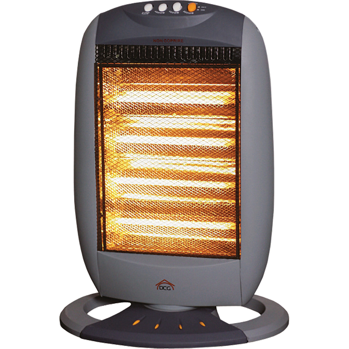 Stufa alogena maxi 1600w sa9224 h 59 cm