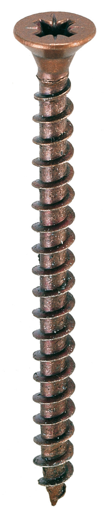 Viti per legno t. s. p. bronzate 6x160