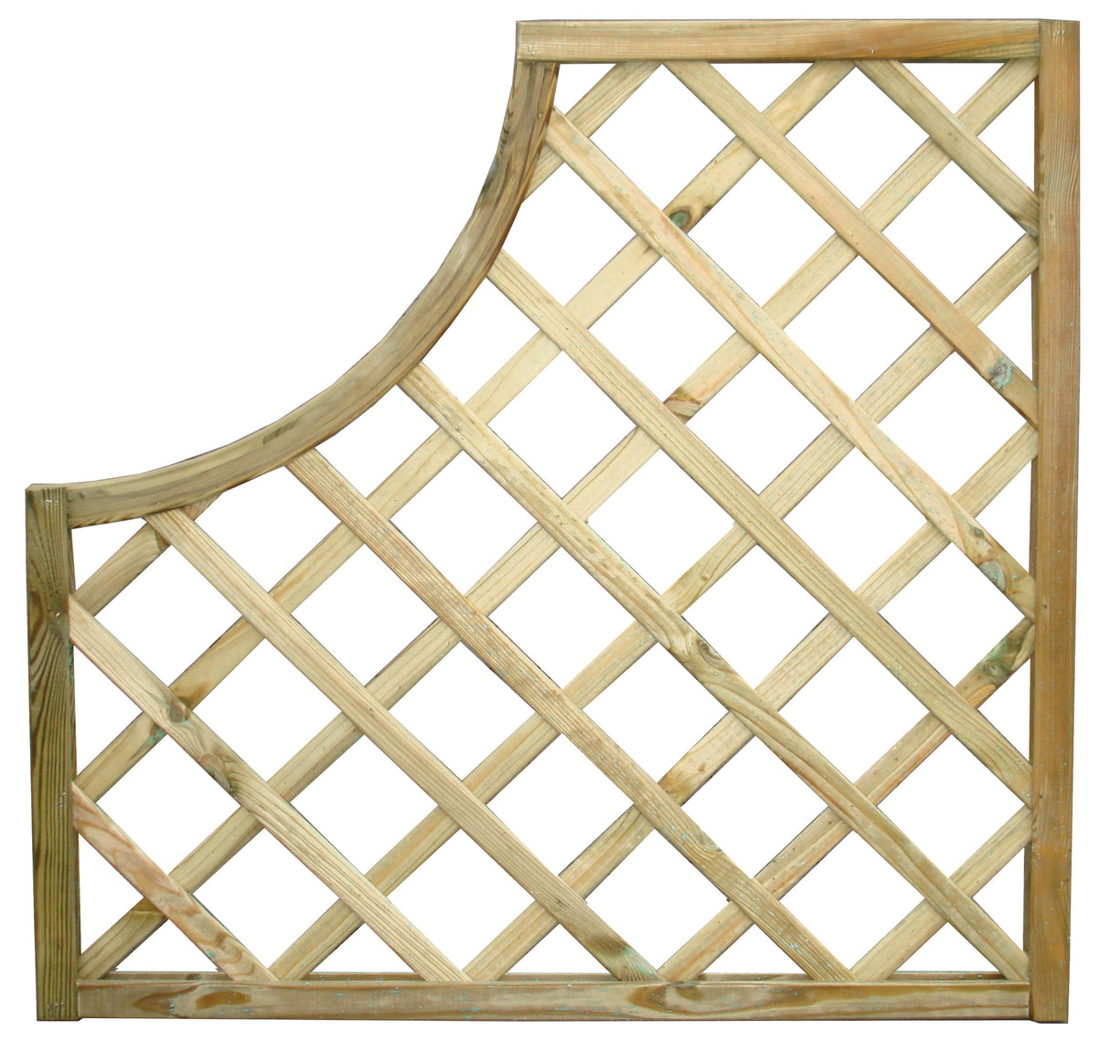 Grigliato pino impregnato 35 90xh 90 cm sagomato