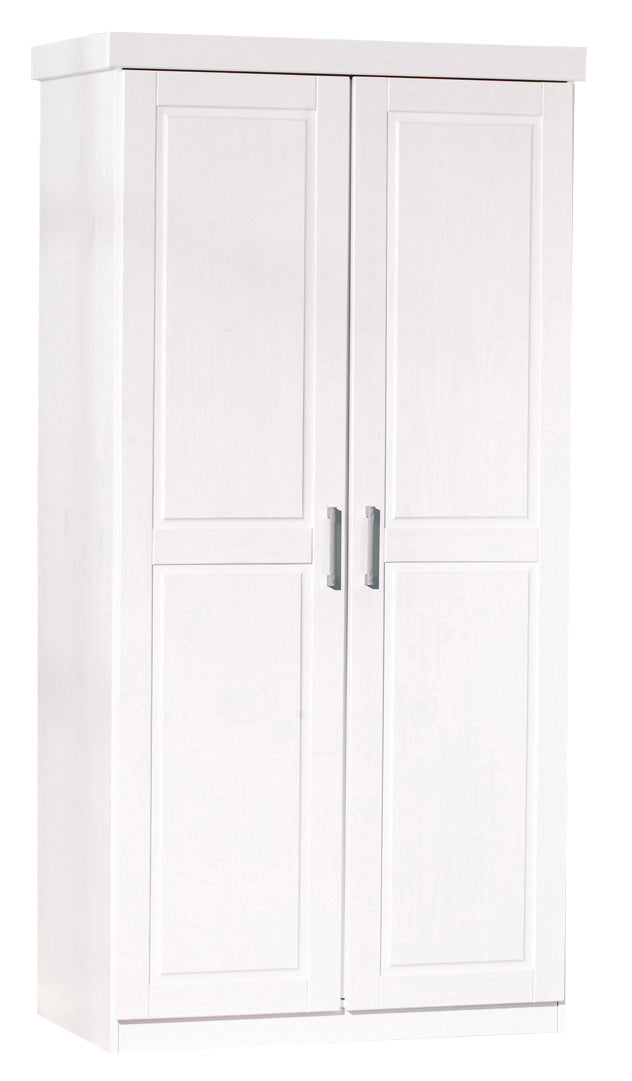Kit armadio 2 ante massello bianco