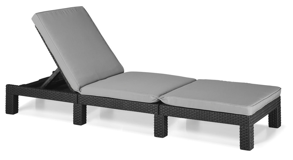 Allibert/keter lettino daytona c/cuscino graphite