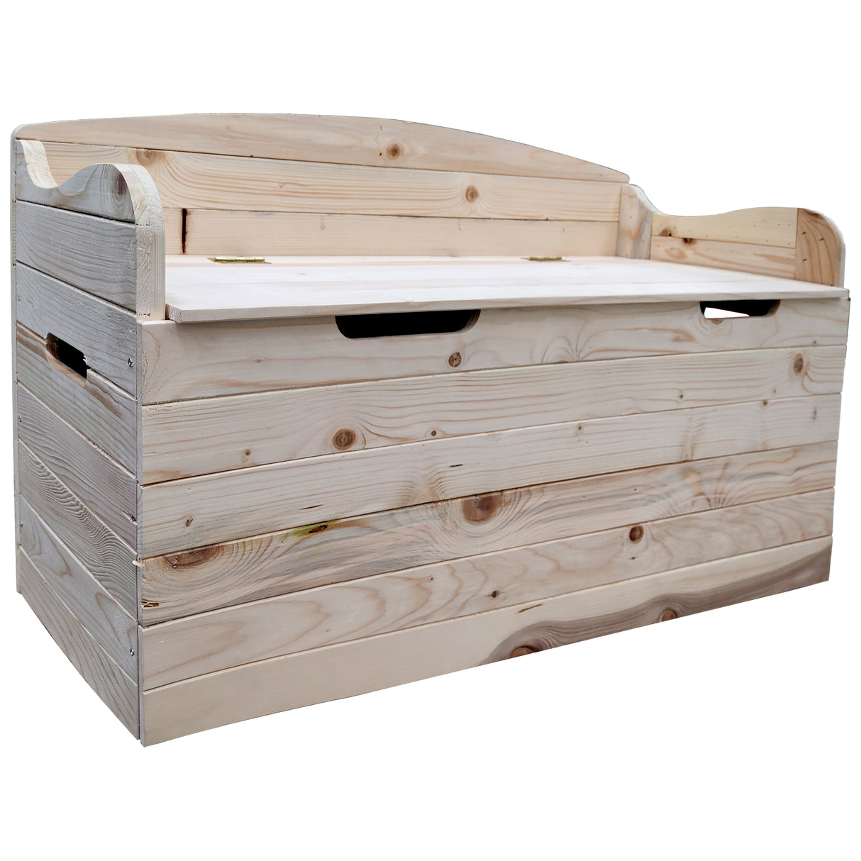 Cassapanca fortis pino c/spalliera 102x41xh67 cm