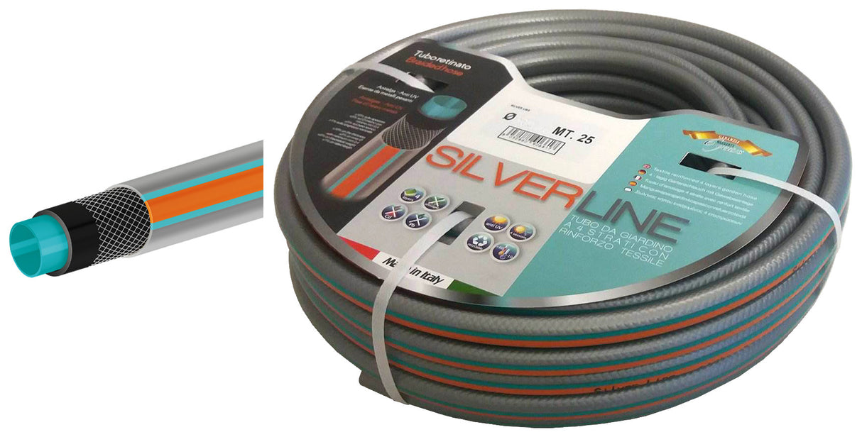 Tubo retinato silverline 1 rotolo 25 m