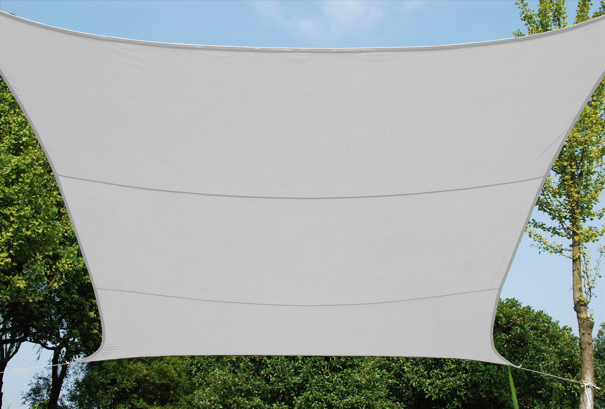 Telo ombreggiante vela hdpe 2,9x2,9 m bianco
