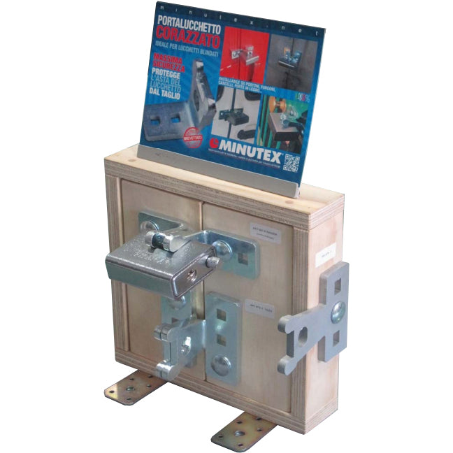 Espositore vuoto per portalucchetti corazzati