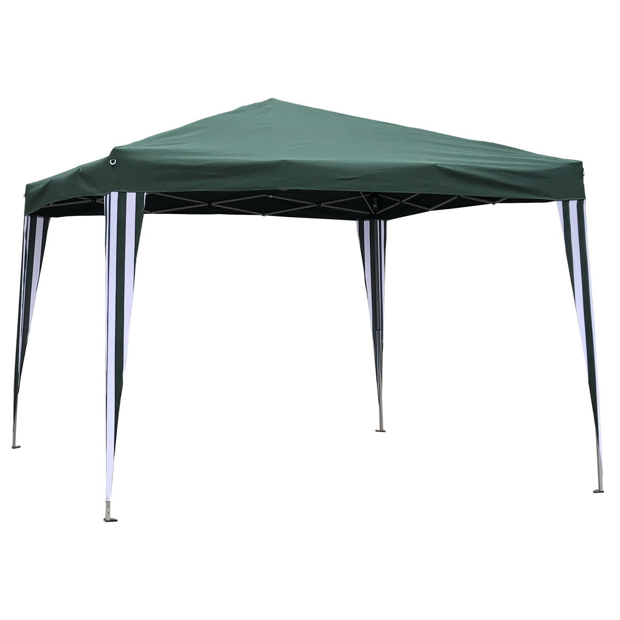 Gazebo in acciaio rapid pieghevole 3x3 m verde
