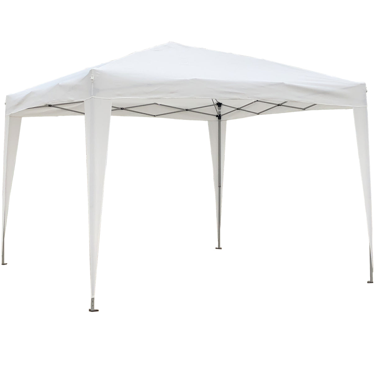 Gazebo in acciaio rapid pieghevole 3x3 m bianco