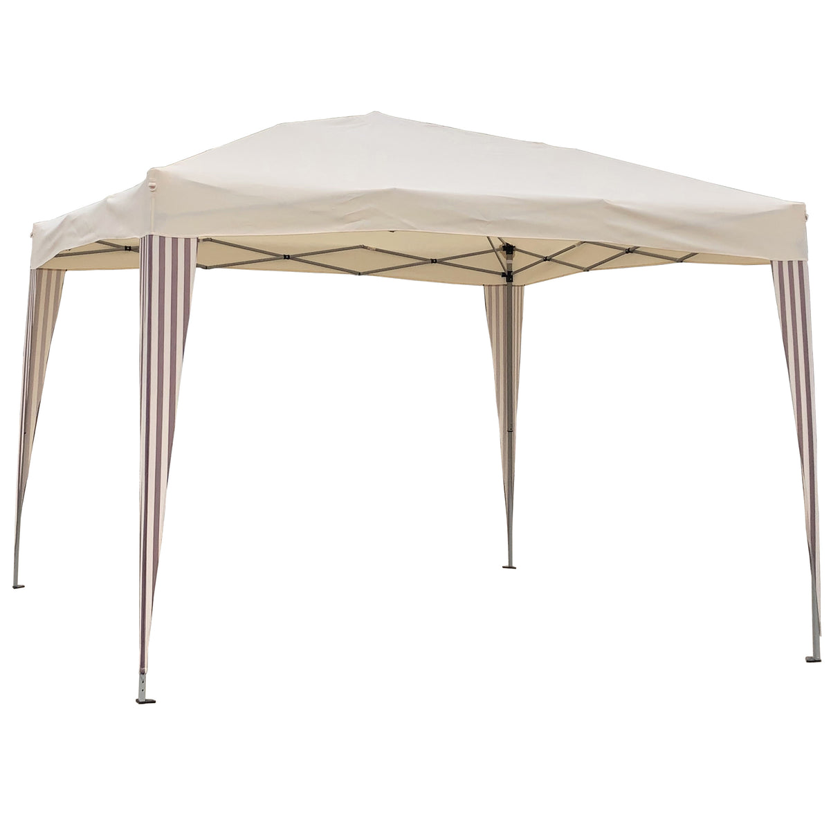 Gazebo in acciaio rapid pieghevole 3x3 m beige