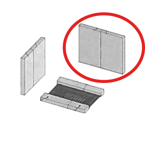 Coppia refrattario posteriore per stufa kir
