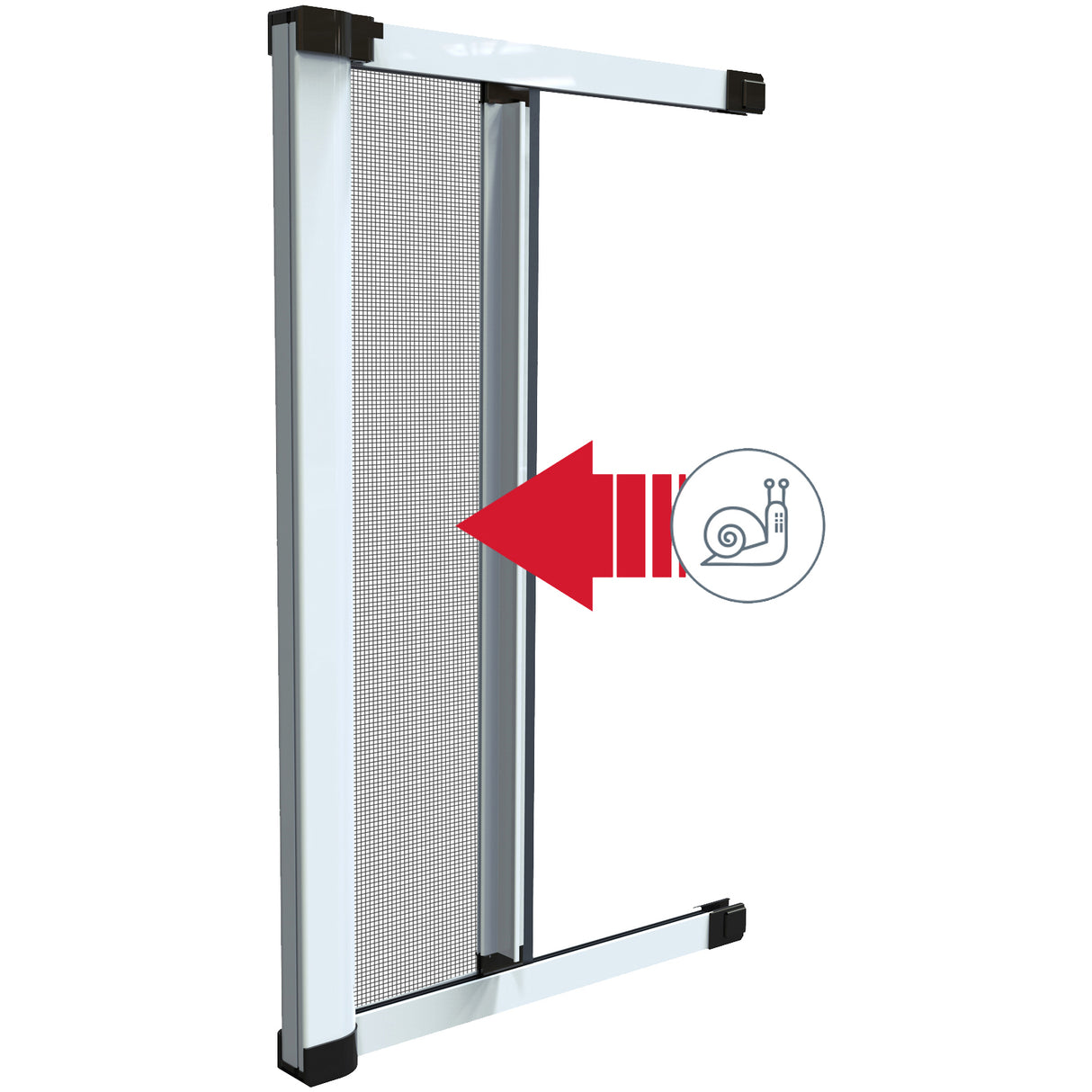 Zanzariera medal bianco cm.60/160x250 oriz.